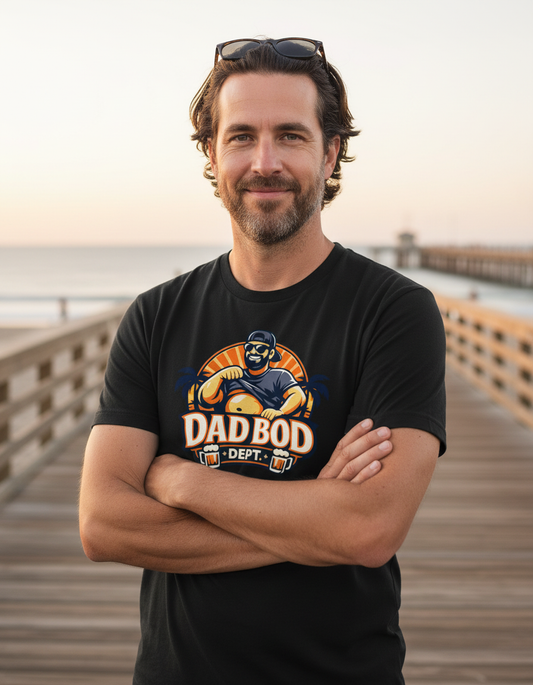 Official Dad Bod Logo Tee - Black