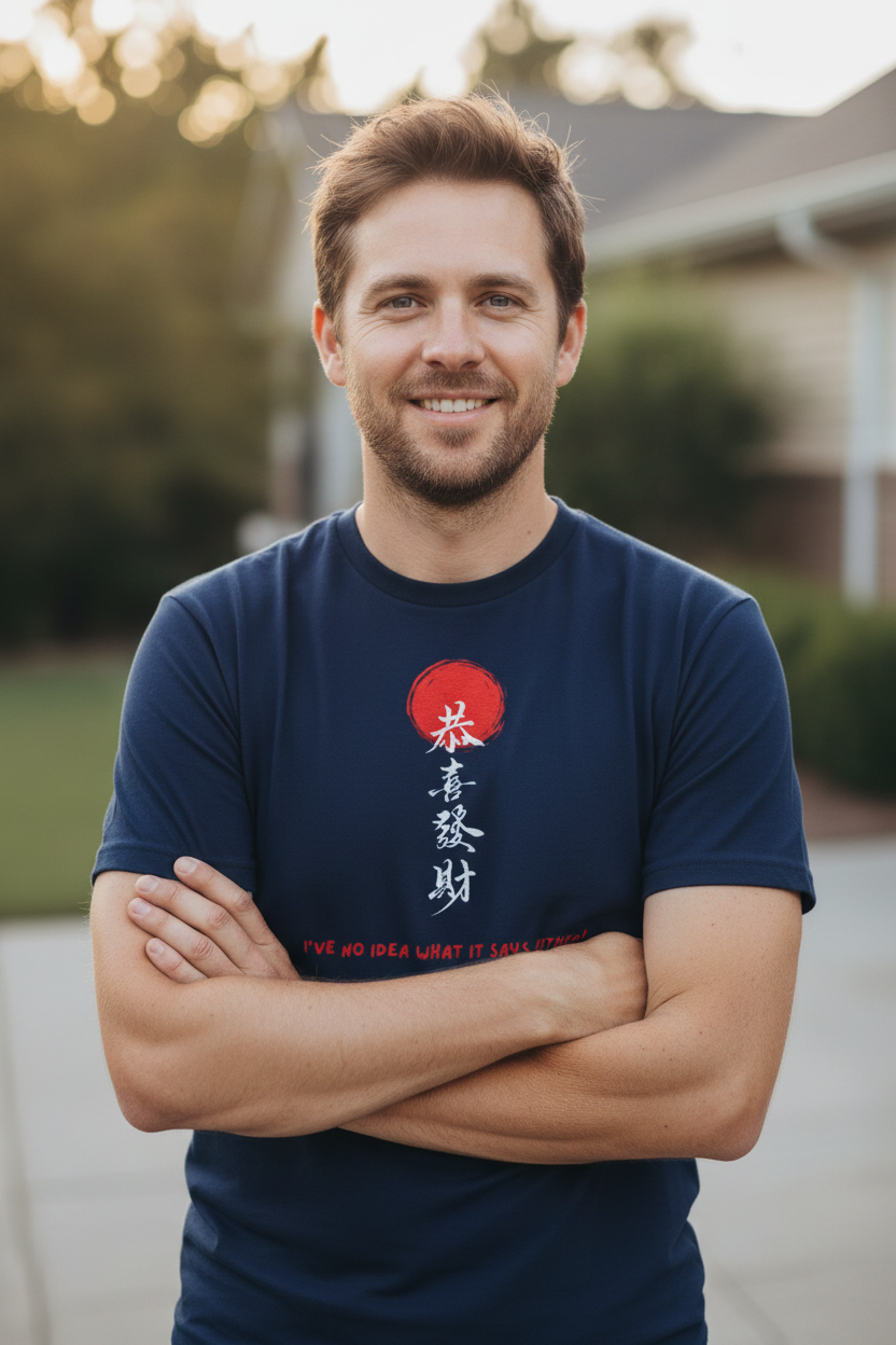 I’ve No Idea What It Says Either – Quick Laughs Tee
